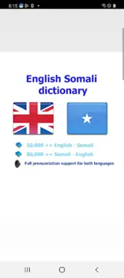 Somali qaamuus android App screenshot 11