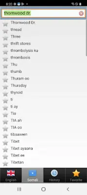 Somali qaamuus android App screenshot 7